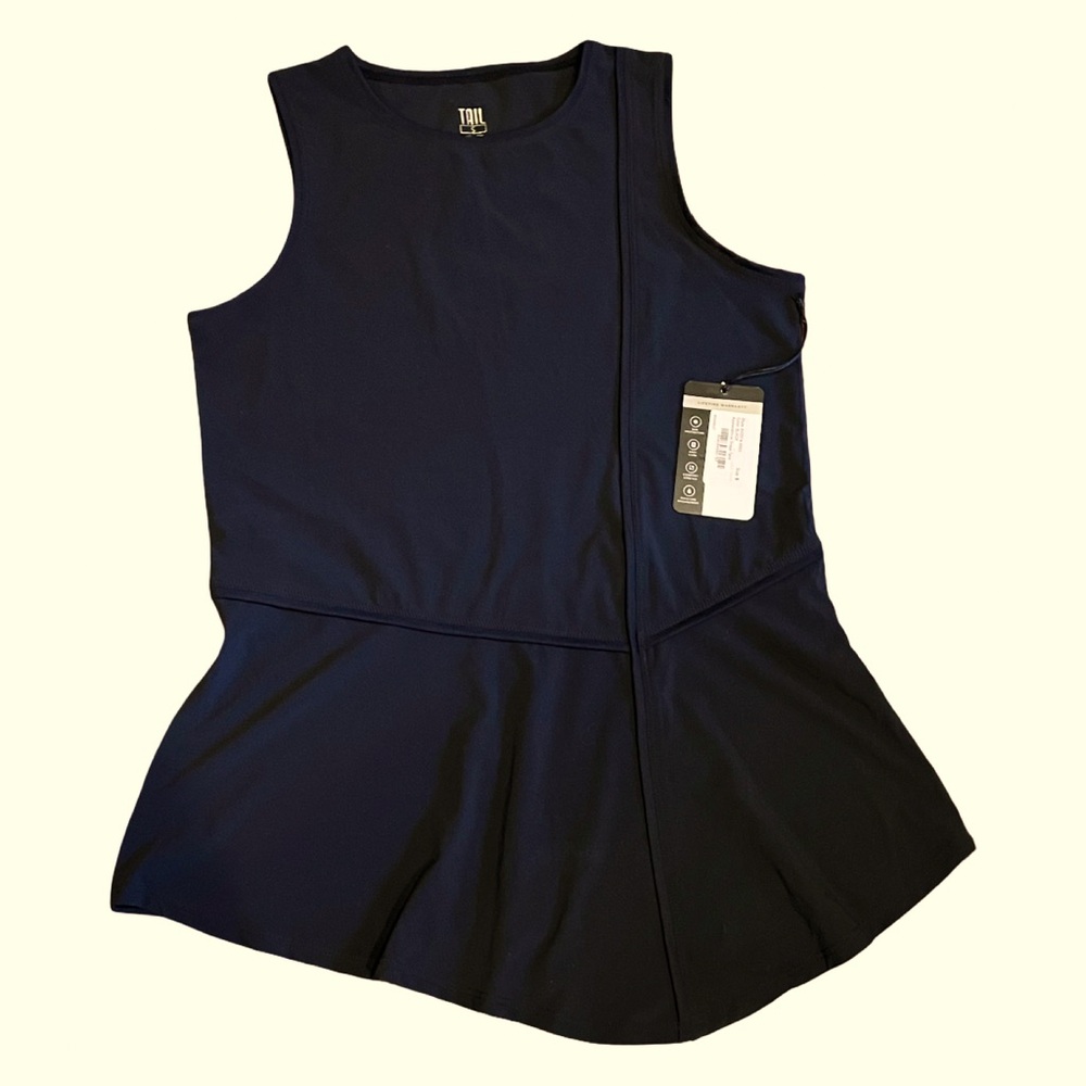 Tail Black Sleeveless Top
